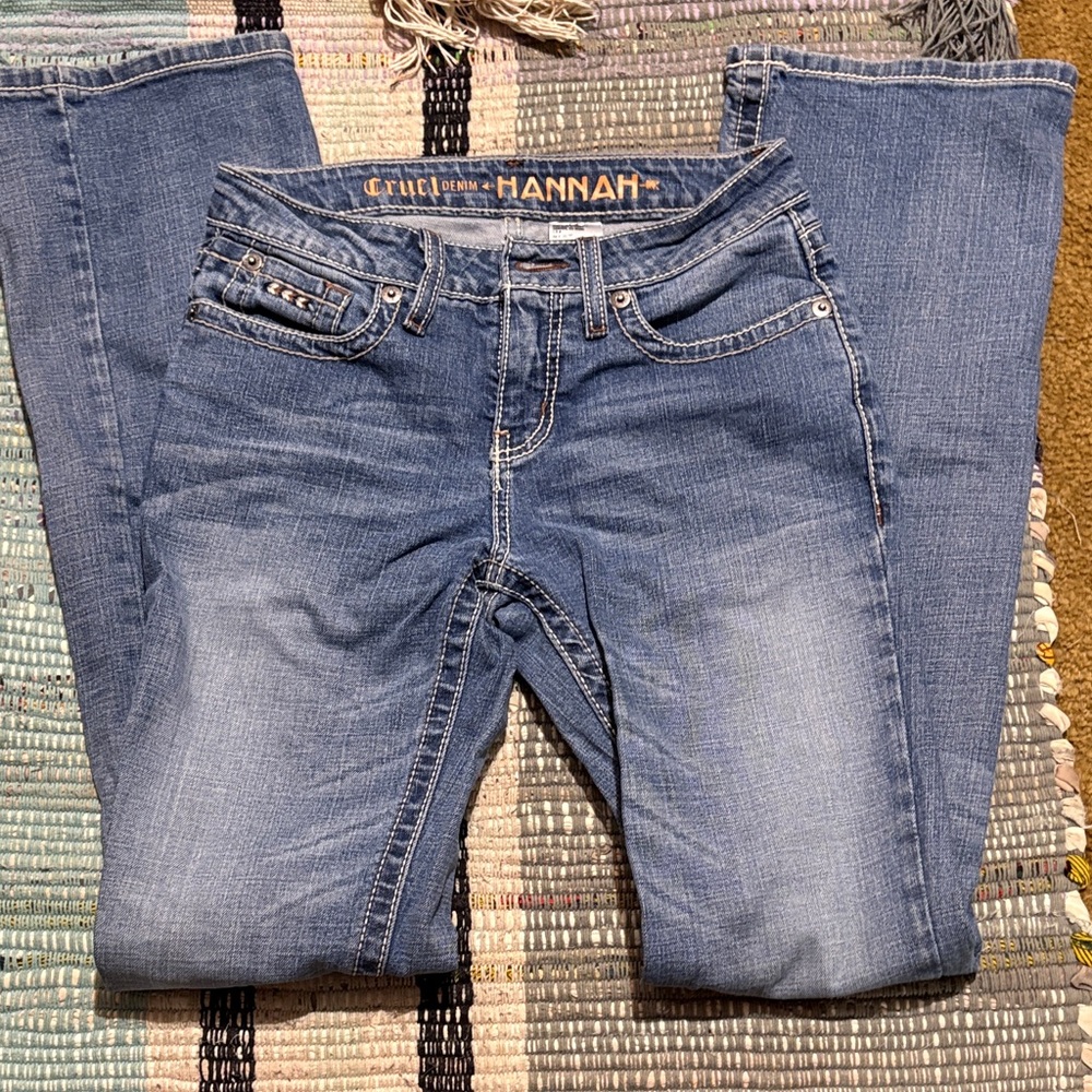 Hannah Women's Straight Leg Blue Jeans